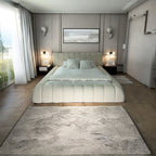 The Cloud Low Bed Frame in Teddy Boucle