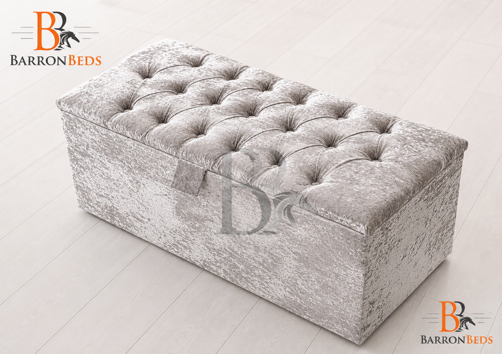 Tyra Chesterfield Ottoman Toy Blanket Storage Box