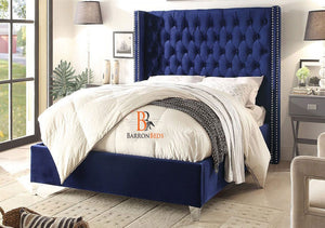 Wingback Headboard Bed