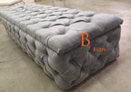 Velvet Blanket Box