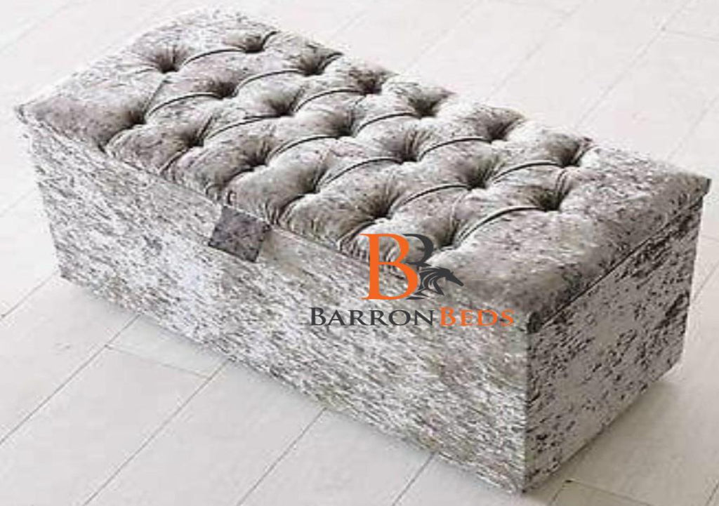Blanket Storage Box Tyra Chesterfield Ottoman Toy Barron Beds BarronBeds