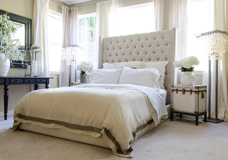 Luxury Wingback Bed Frame
