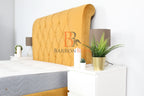 Handstitched Sleigh Bed