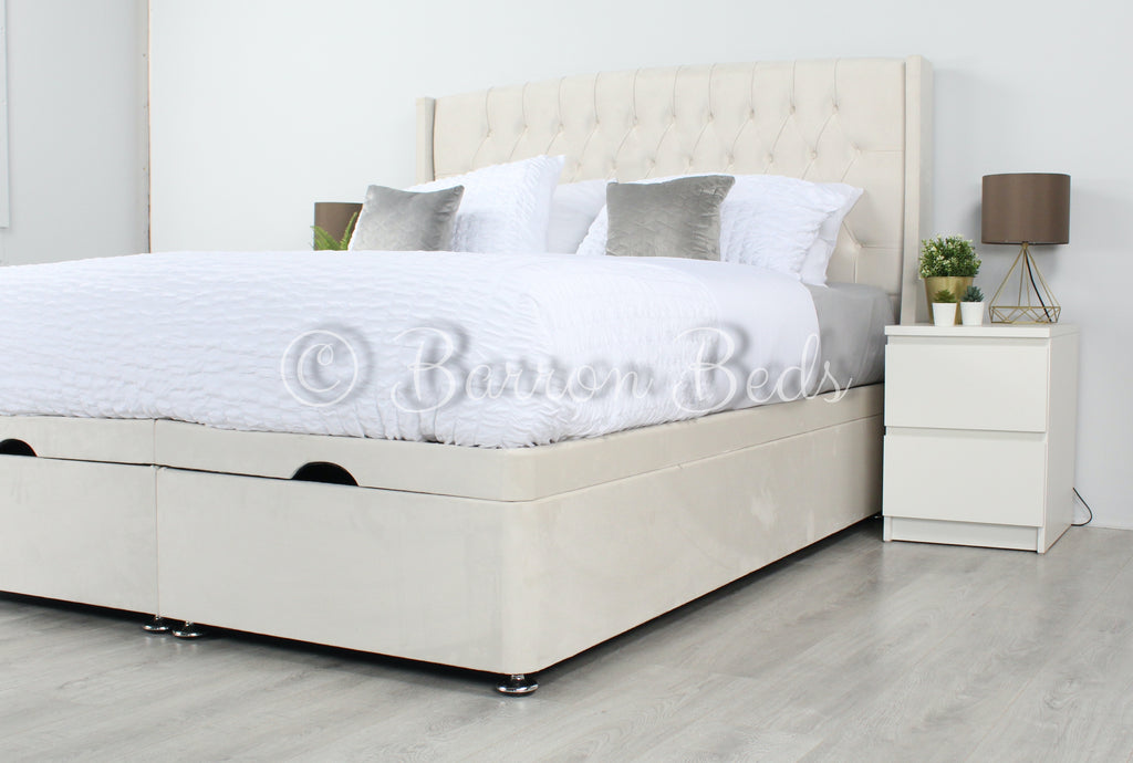 Cairo Chesterfield Wing Bed