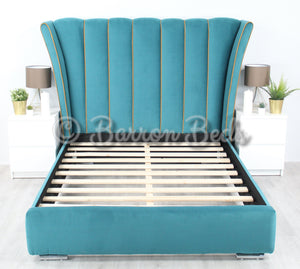 Hand Stitched Headboard Bed