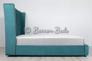 Hand Stitched Headboard Bed
