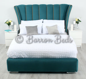 Hand Stitched Headboard Bed