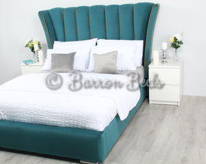 Hand Stitched Headboard Bed