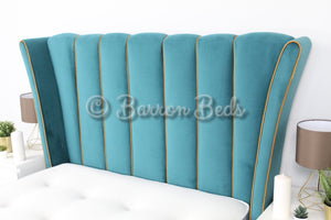 Hand Stitched Headboard Bed