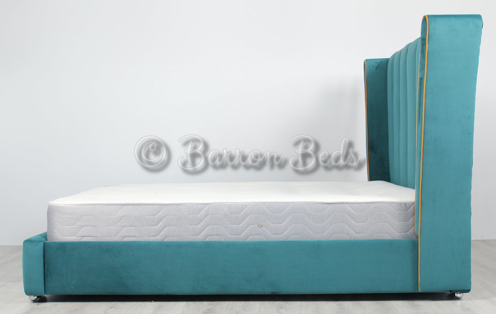 Hand Stitched Headboard Bed
