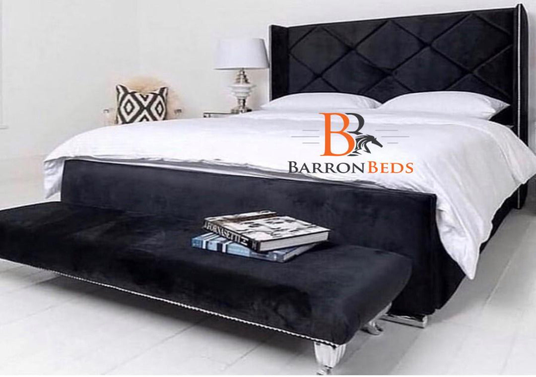 Shimmer Wingback Bedframe