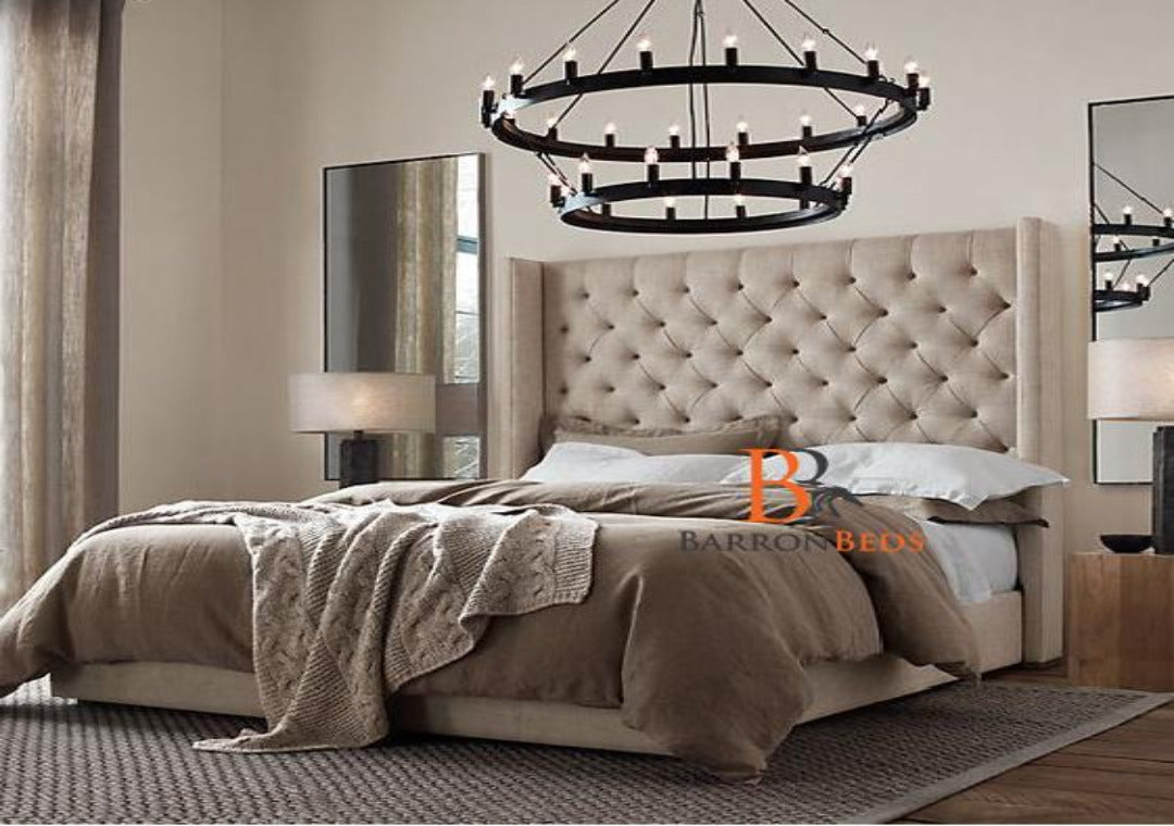 Soft Wingback Bed Frame