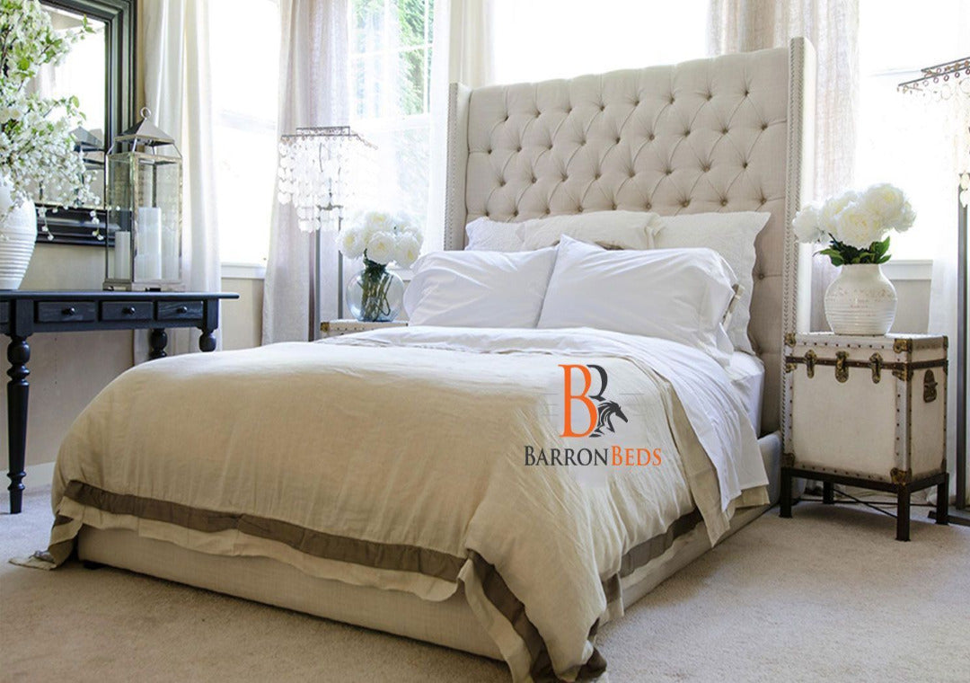 Luxury Wingback Bed Frame