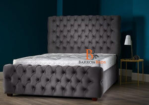 Black Velvet Bed Frame
