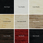 Lined Upholstered Wingback Bed
